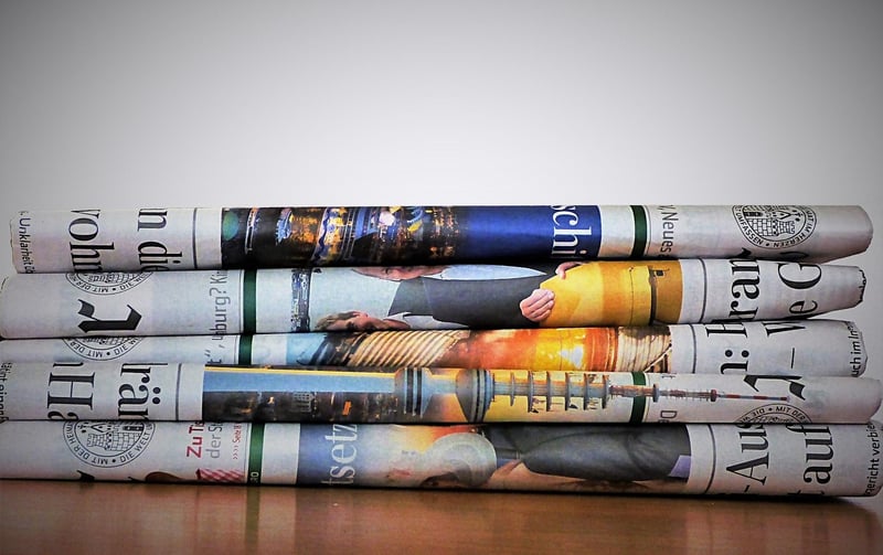 Newspaper Seed Starters